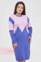 Платье женское 182-2384 Фемина (Фиолетовый/розовый)