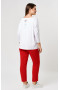 Блуза "Лина" 41101 (Белый)