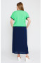 Платье "Лина" 5294 (Зелёный)