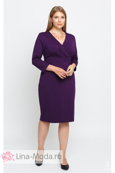 Платье "Лина" 52118 (Фиолетовый)
