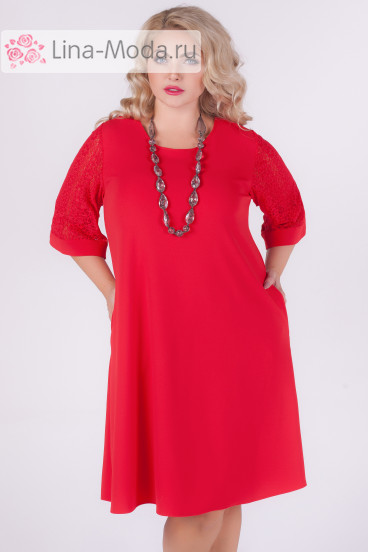 Платье "Барселона" Sparada (Красный)