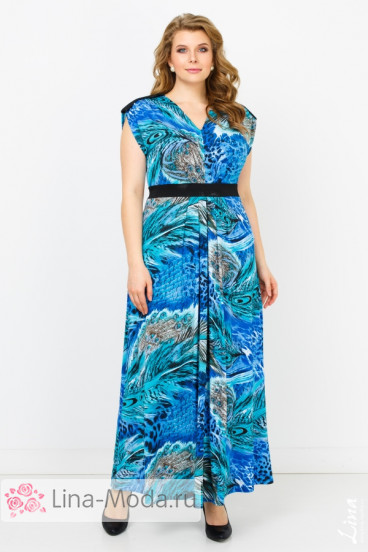 Платье "Аризона" Лина (Синий)