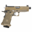 Страйкбольный пистолет (EMG) Staccato C2 2011 SOC Hand-Made Stippling Grip by Army Armament (FDE)