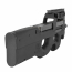 Страйкбольный пистолет-пулемёт (King Arms) P90 Tactical (BK)