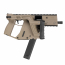 Страйкбольный пистолет-пулемёт (KRYTAC) KRISS Vector GBB SMG (FDE)